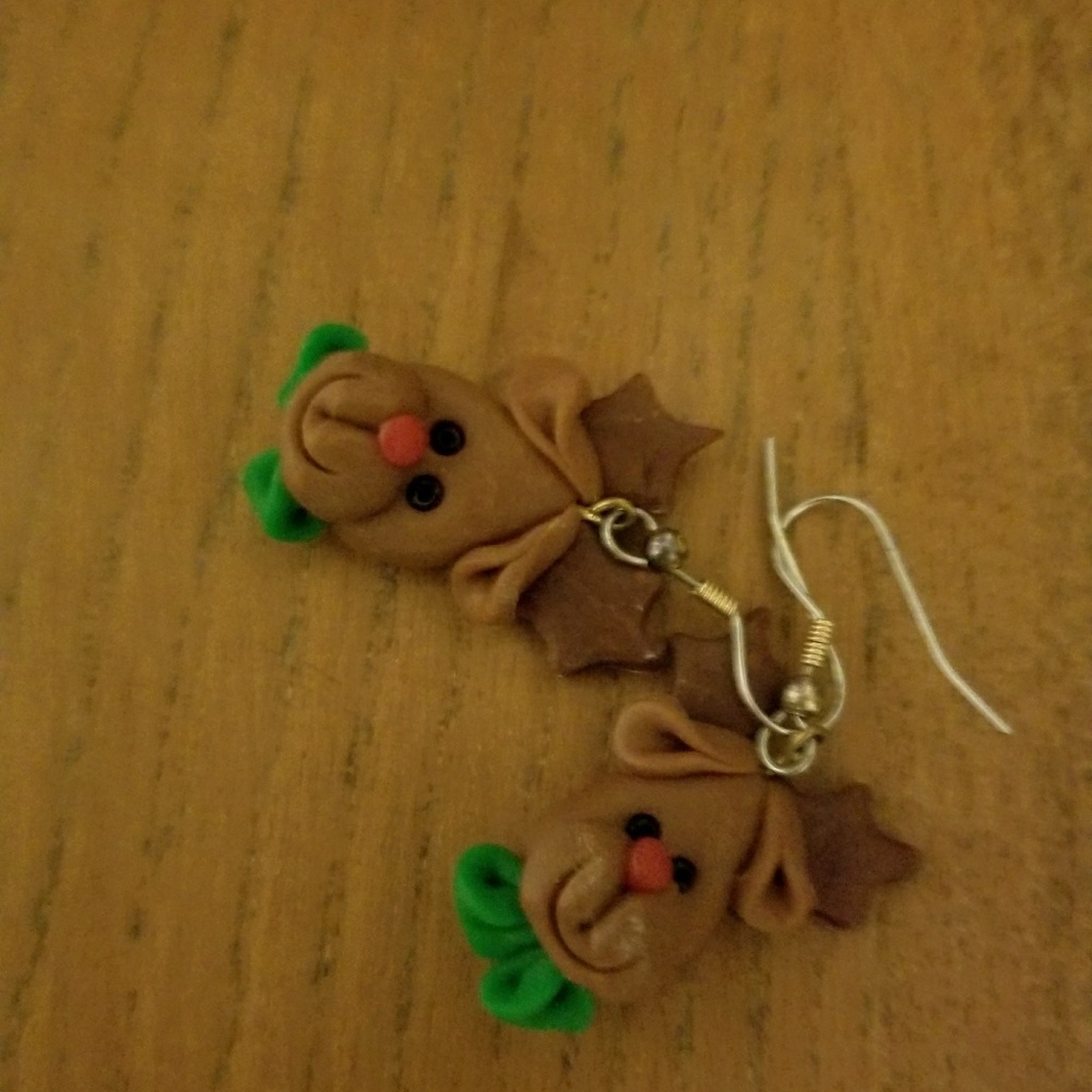 Reindeer earrings